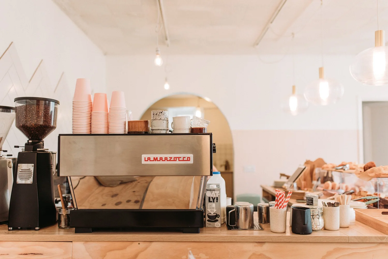 Heartbreak Hotel Coffee counter in Braunton